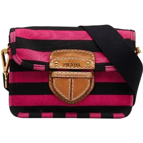 Pre-owned Canvas crossbody-bags , female, Sizes: ONE SIZE - Prada Vintage - Modalova