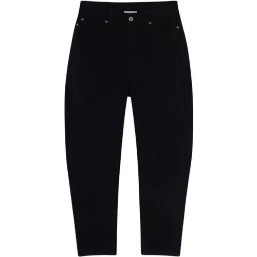 Schwarze Banana Leg Jeans , Damen, Größe: W28 - HALFBOY - Modalova