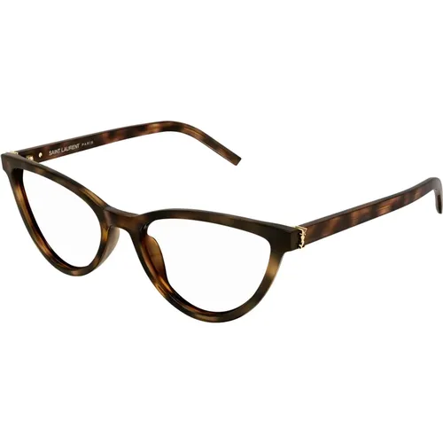 Mode Brille SL M138 Schwarz , Damen, Größe: 55 MM - Saint Laurent - Modalova