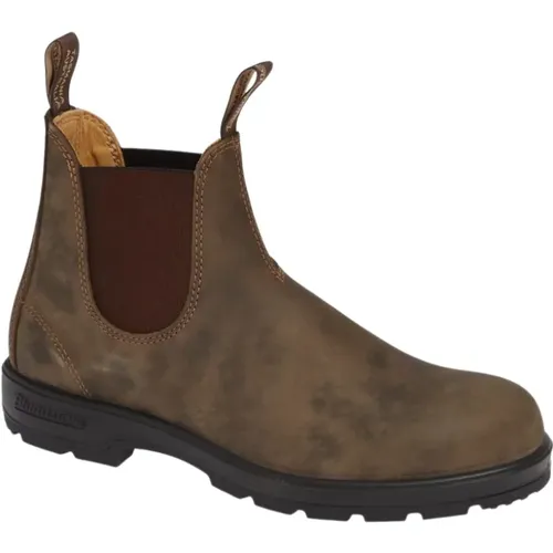 Rustic Leather Boots , male, Sizes: 8 UK, 10 UK - Blundstone - Modalova