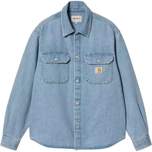 Harvey Shirt Jacket Stone Bleached , male, Sizes: M - Carhartt WIP - Modalova