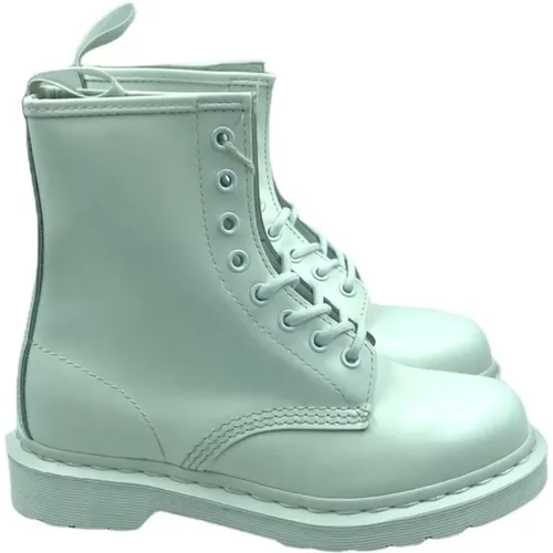 Lace-Up Boots, 1460 Mono Smooth , female, Sizes: 4 UK, 5 UK, 7 UK, 6 UK - Dr. Martens - Modalova