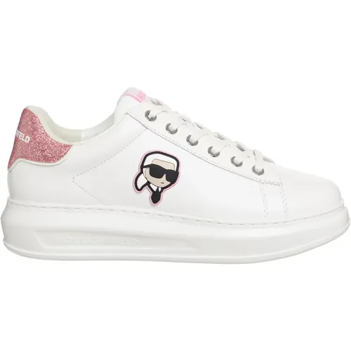 K/Ikonik Kapri Sneakers - Lace Closure, Plain Pattern , female, Sizes: 7 UK, 5 UK, 4 UK, 3 UK - Karl Lagerfeld - Modalova