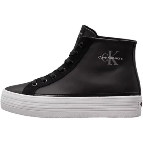 High Top Sneakers , female, Sizes: 4 UK, 8 UK, 6 UK, 5 UK, 3 UK, 7 UK - Calvin Klein Jeans - Modalova