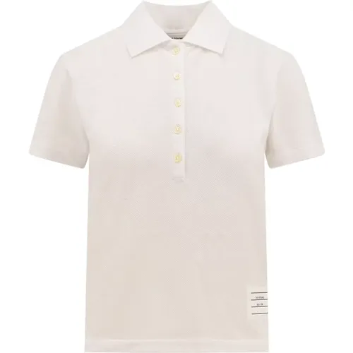 Weiße Ss24 Damen T-Shirt , Damen, Größe: XS - Thom Browne - Modalova