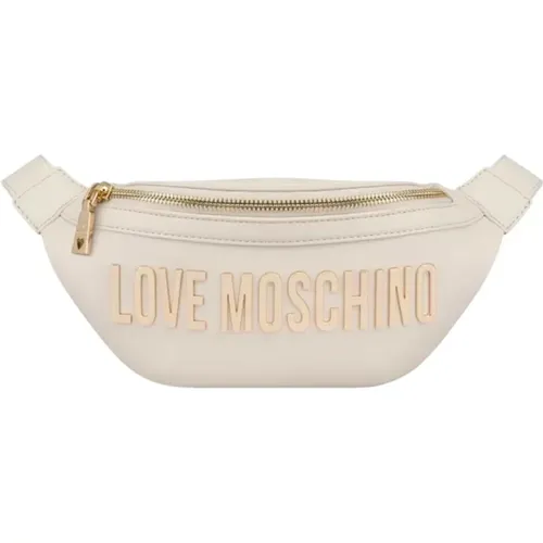 Ivory Taschen von Moschino , Damen, Größe: ONE Size - Love Moschino - Modalova