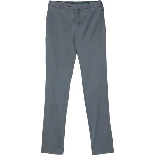 Linen Cotton Pants with Elastane , male, Sizes: M, L - PT Torino - Modalova