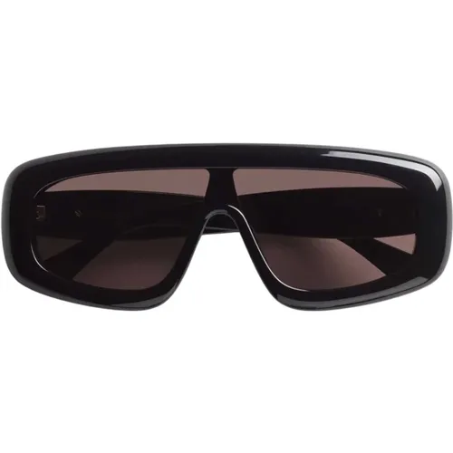 Schicke Schwarze Graue Sonnenbrille , Damen, Größe: ONE Size - Bottega Veneta - Modalova
