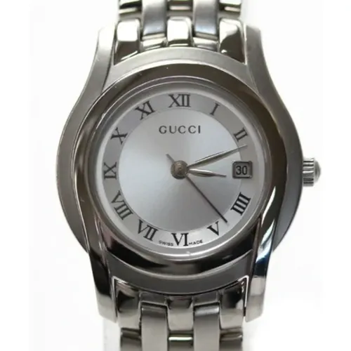 Pre-owned Stainless Steel watches , female, Sizes: ONE SIZE - Gucci Vintage - Modalova