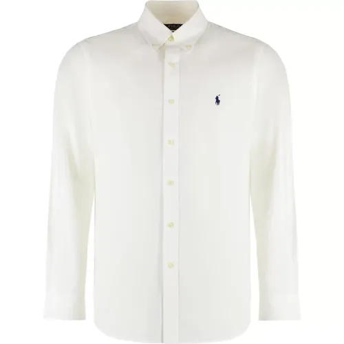 Stretch cotton shirt , male, Sizes: L, XL, S, 2XL, M - Ralph Lauren - Modalova