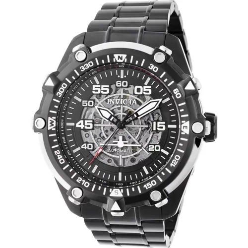 Aviator 44658 Men's Automatic Watch - 52mm , male, Sizes: ONE SIZE - Invicta Watches - Modalova