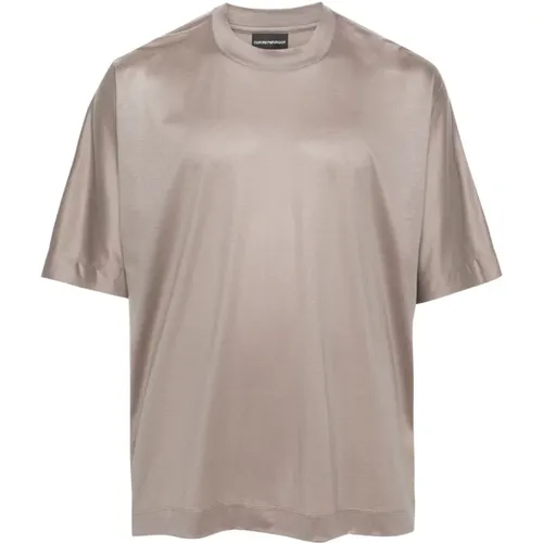 T-Shirt , male, Sizes: L, S, M - Emporio Armani - Modalova