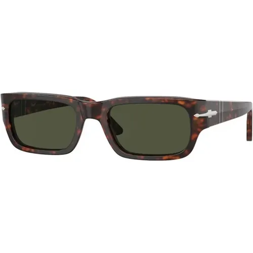 Green Lens Carey Frame Sunglasses , unisex, Sizes: 58 MM - Persol - Modalova