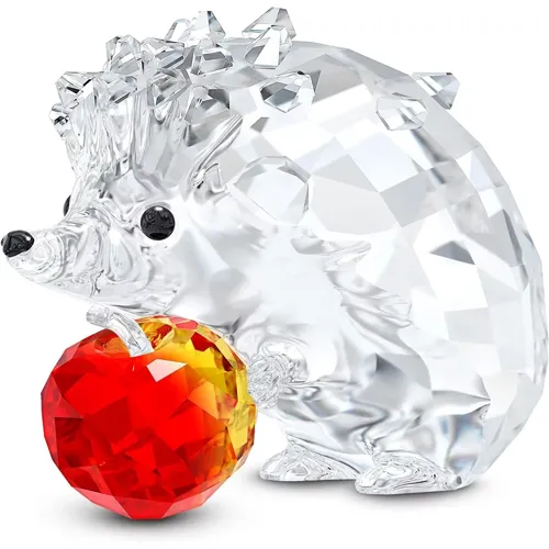 Crystal Apple Hedgehog Sculpture, /Red , unisex, Sizes: ONE SIZE - Swarovski - Modalova