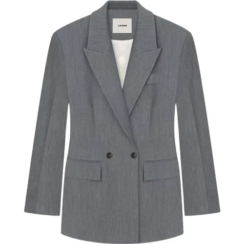 Boxy Shoulder Blazer , Damen, Größe: L - Aeron - Modalova