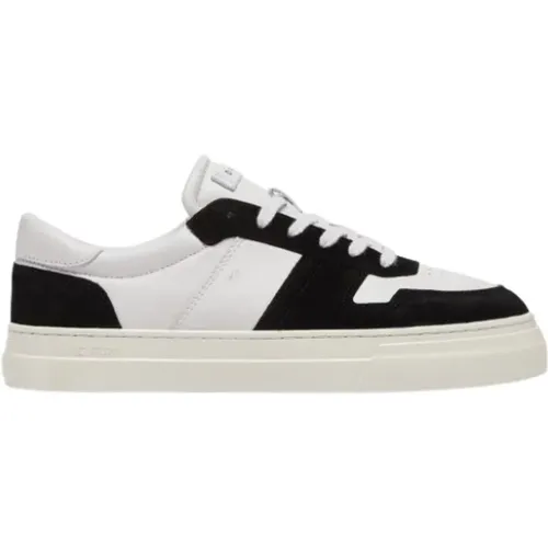 Bicolor Leather Studio Sneakers , male, Sizes: 10 UK, 8 UK, 11 UK, 9 UK, 6 UK - D.a.t.e. - Modalova