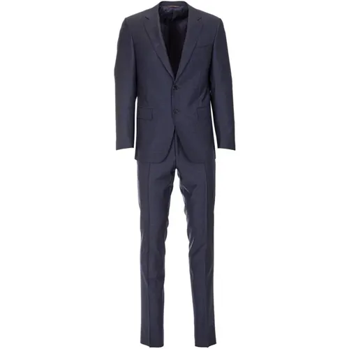 Striped Wool Suit Set , male, Sizes: S, M, XL - Canali - Modalova