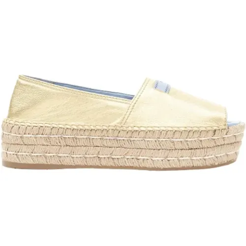 Pre-owned Leder espadrilles - Prada Vintage - Modalova