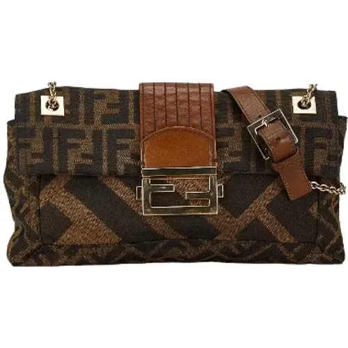 Pre-owned Canvas fendi-bags , female, Sizes: ONE SIZE - Fendi Vintage - Modalova