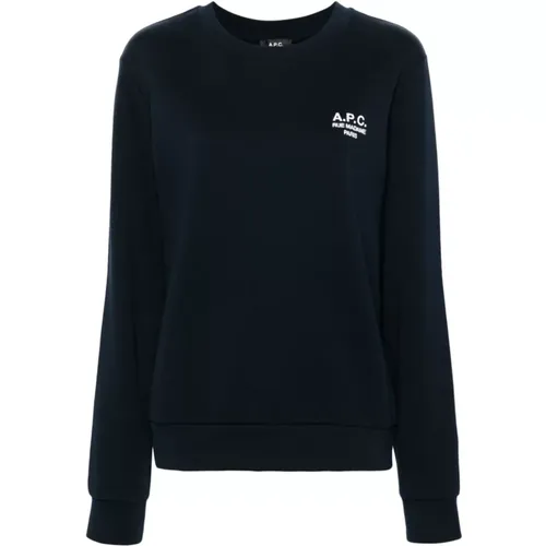 Sweater with Logo Embroidery , female, Sizes: S, M, L - A.p.c. - Modalova