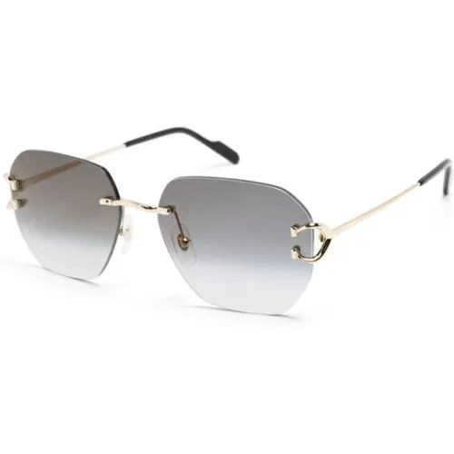 Ct0394S 001 Sunglasses,Stilvolle Sonnenbrille mit Zubehör - Cartier - Modalova