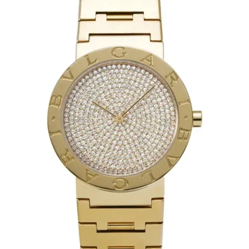 Pre-owned Gold watches , unisex, Sizes: ONE SIZE - Bvlgari Vintage - Modalova