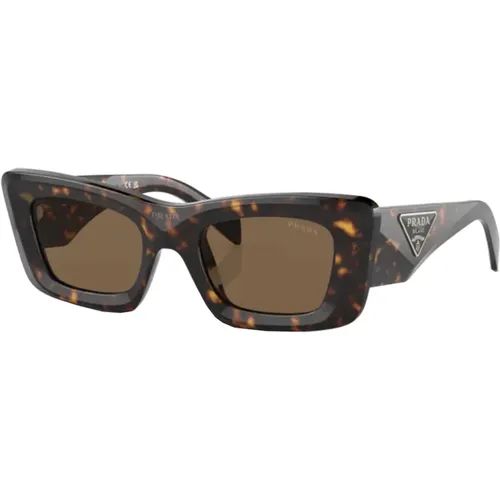 Havana/ Sunglasses , female, Sizes: 50 MM - Prada - Modalova