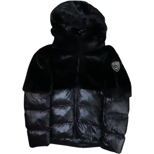 Puffer Fur Coat , female, Sizes: S, M, XS - Blauer - Modalova