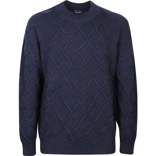 Long Sleeve Sweater , male, Sizes: XL - Drumohr - Modalova