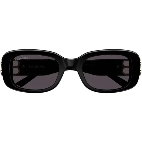 Damen-Sonnenbrille mit quadratischem Azetatrahmen , Damen, Größe: 53 MM - Balenciaga - Modalova