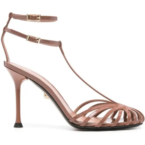 Nature High Heel Sandals for Women , female, Sizes: 7 UK - Alevi Milano - Modalova