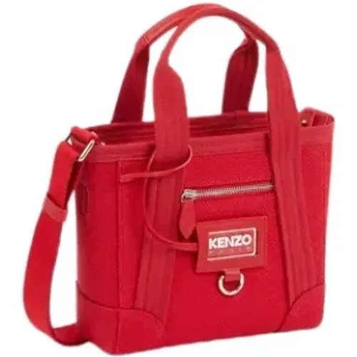 Rote Mini Tote Tasche mit Schulterriemen - Kenzo - Modalova