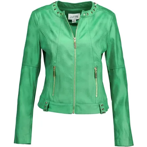 Faux Leather Jacket with Studs , female, Sizes: M - Joseph Ribkoff - Modalova