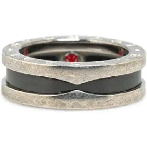 Pre-owned Silver rings , female, Sizes: ONE SIZE - Bvlgari Vintage - Modalova