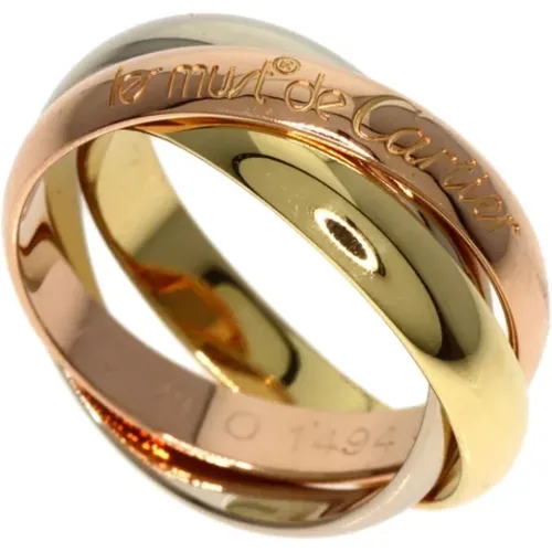 Pre-owned Gold rings , female, Sizes: ONE SIZE - Cartier Vintage - Modalova