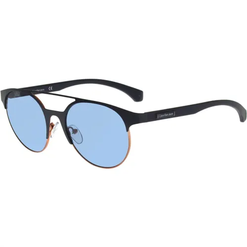 Blue/Blue Sunglasses , female, Sizes: 52 MM - Calvin Klein Jeans - Modalova