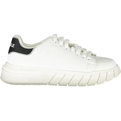 Sporty Lace-Up Sneakers Contrast Logo , male, Sizes: 10 UK, 7 UK, 9 UK, 11 UK, 8 UK - Gaëlle Paris - Modalova