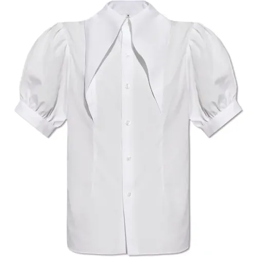 Hemd mit kurzen Ärmeln , Damen, Größe: M - Comme des Garçons - Modalova