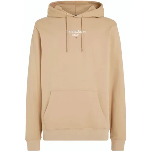 Kapuzenpullover mit Grafik in Tawny Sand , Herren, Größe: M - Tommy Jeans - Modalova