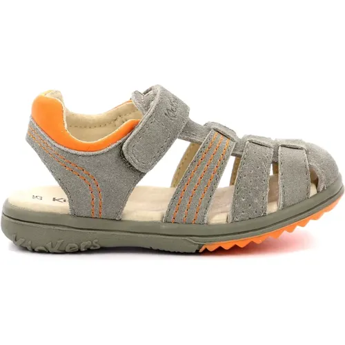 Platinium Leder Sandalen Kickers - Kickers - Modalova