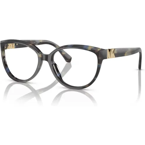 Blue Havana Eyewear Frames , unisex, Sizes: 55 MM - Michael Kors - Modalova