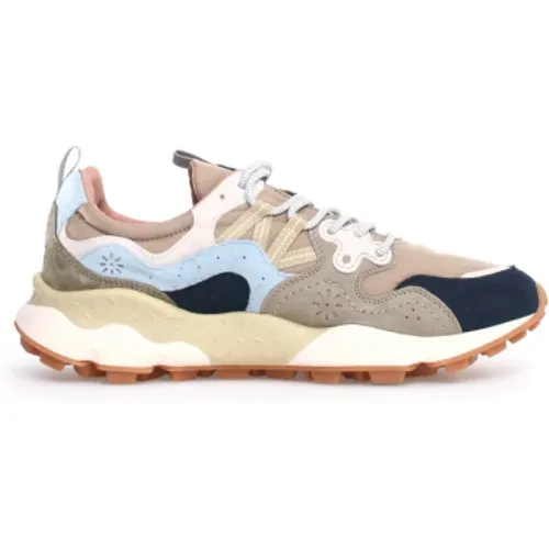 Urban Beige Sneakers Ss24 , male, Sizes: 8 UK - Flower Mountain - Modalova