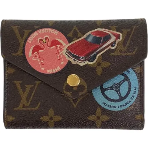 Pre-owned Canvas wallets , female, Sizes: ONE SIZE - Louis Vuitton Vintage - Modalova