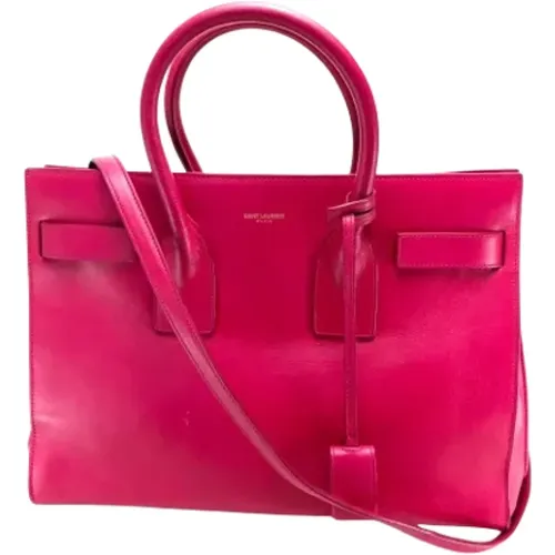 Pre-owned Leather handbags , female, Sizes: ONE SIZE - Yves Saint Laurent Vintage - Modalova