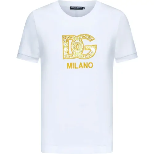 Stylish T-shirts and Polos , female, Sizes: M, L, S - Dolce & Gabbana - Modalova