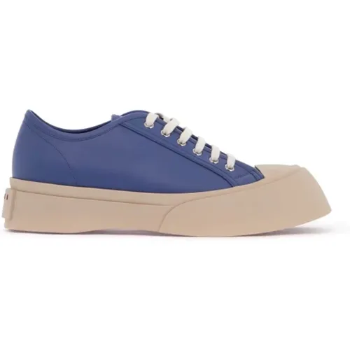 Stylish Leather Pablo Sneakers , male, Sizes: 7 UK, 6 UK - Marni - Modalova