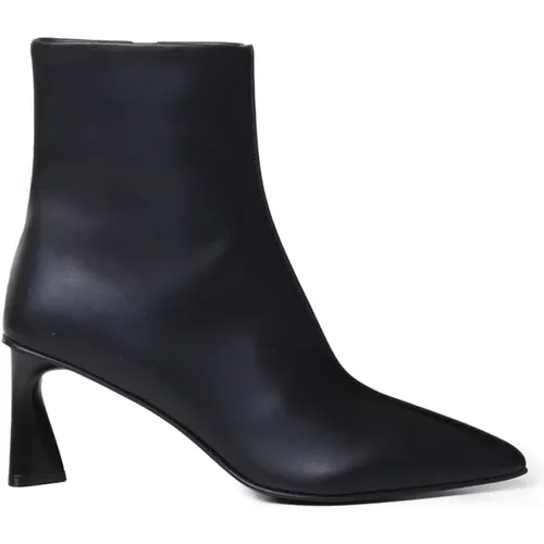 Schwarze Stiefel mit 98% Baumwolle , Damen, Größe: 36 EU - Stella Mccartney - Modalova