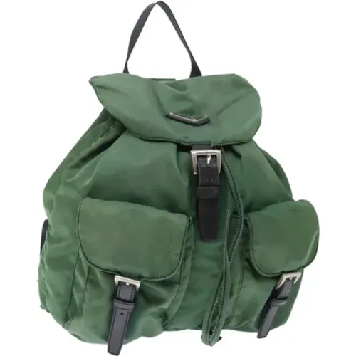 Pre-owned Nylon backpacks , female, Sizes: ONE SIZE - Prada Vintage - Modalova