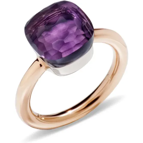 Donna - Paa1100O6000000Oi - Anello Nudo Classic Amethyst , female, Sizes: 55 MM, 53 MM - Pomellato - Modalova