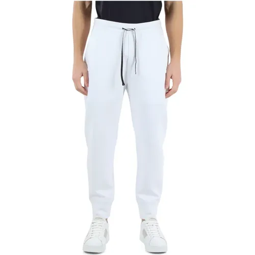 Essential Double Jersey Cotton Sport Pants , male, Sizes: L, S - Emporio Armani - Modalova